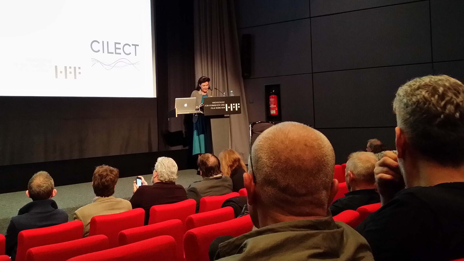 Eröffnung des Cilect Kongresses im Kinosaal der HFF