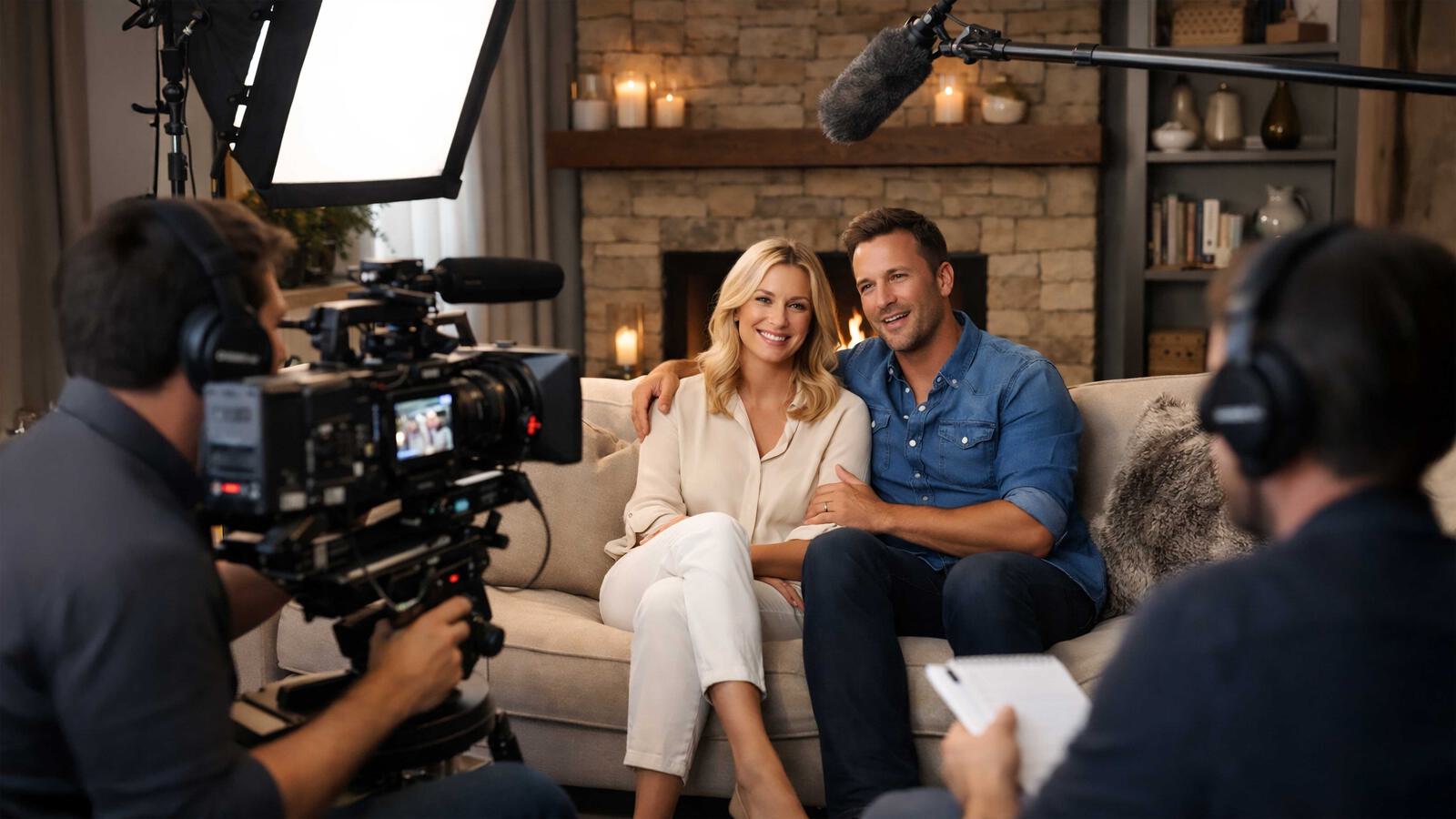 PR Interview, Homestory im Wohnzimmer