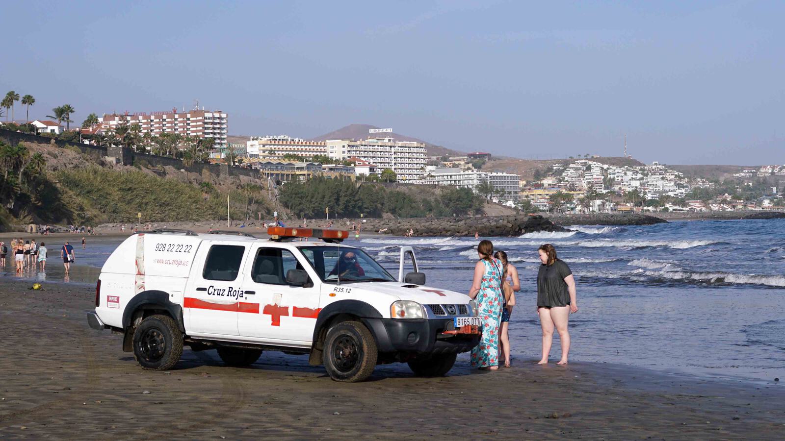 Strand Redcross Fahrzeug