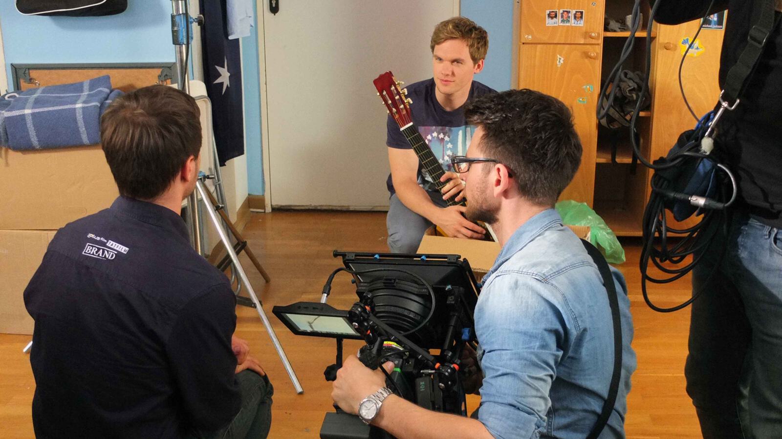 Aussendreh mit Styropor-Lichtschutz