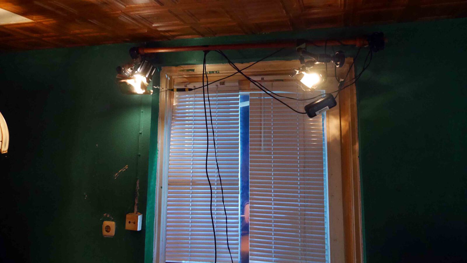 Jalousien im realen Motiv