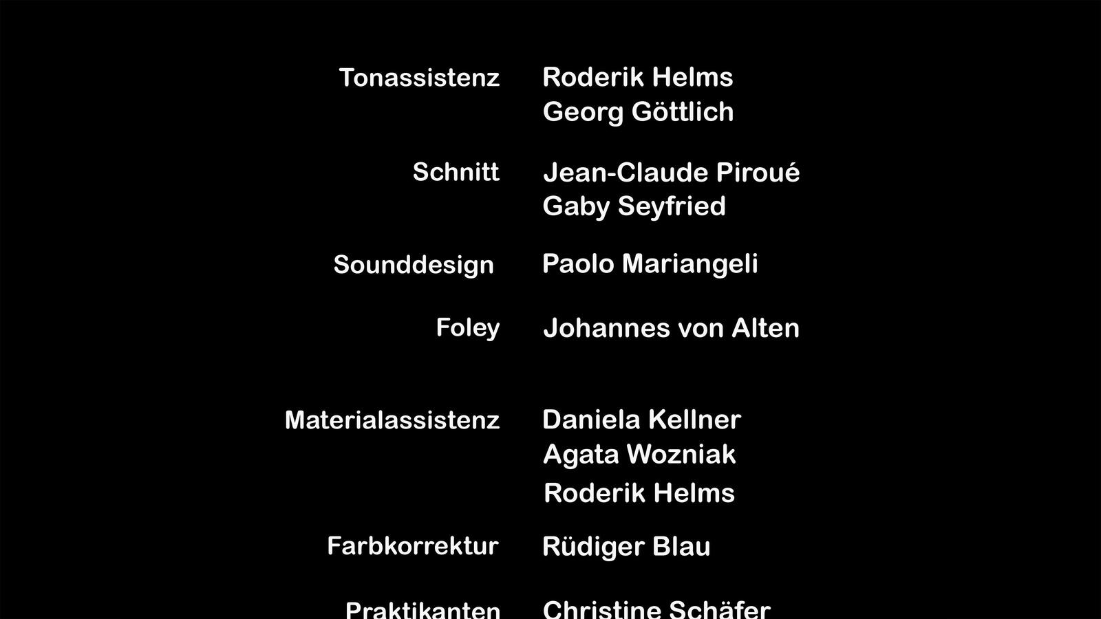 Weiße Schrift auf schwarzem Grund