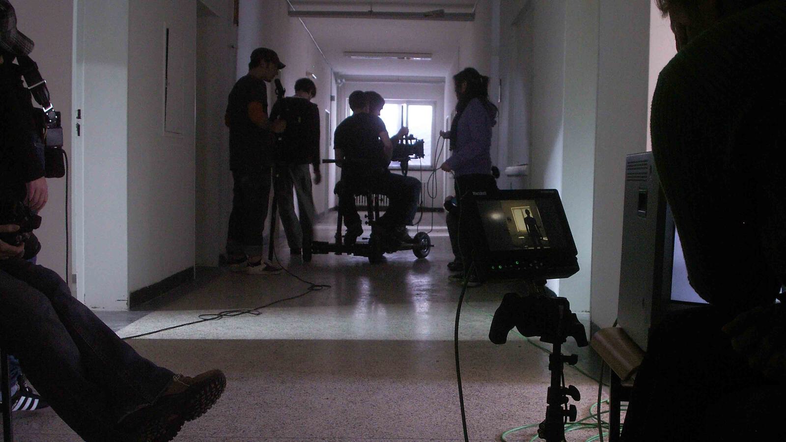 Dreh mit Dolly in Gang