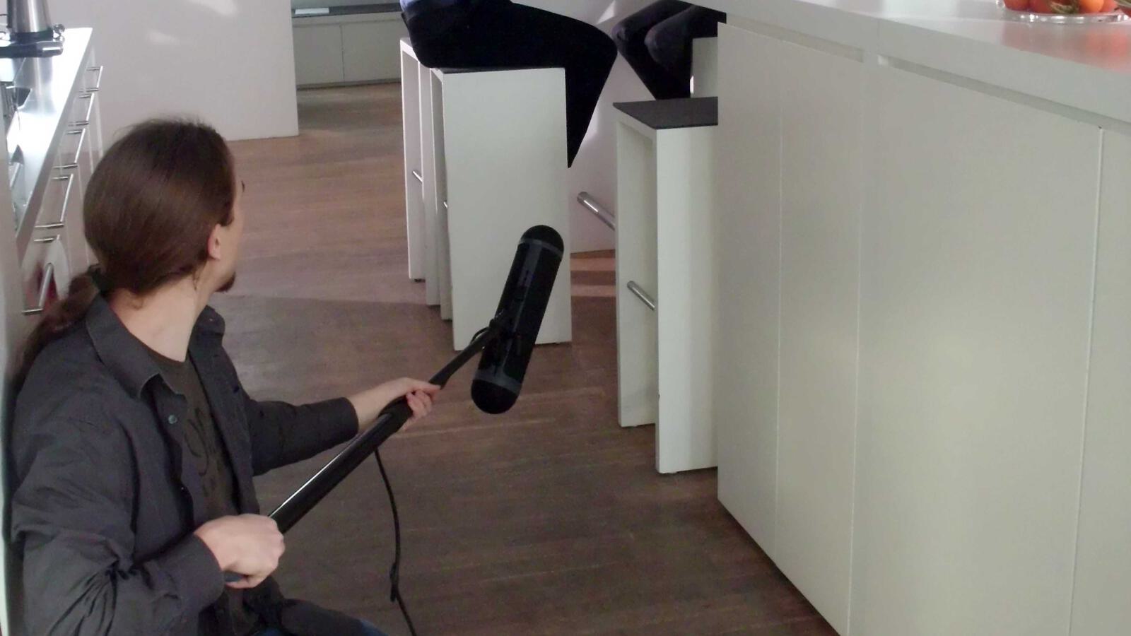 Ton von unten geangelt