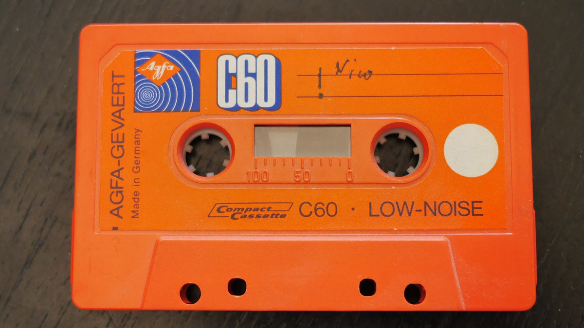 Orange Compact Cassette