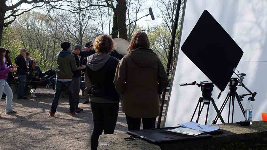 Szenen mit vielen Komparsen